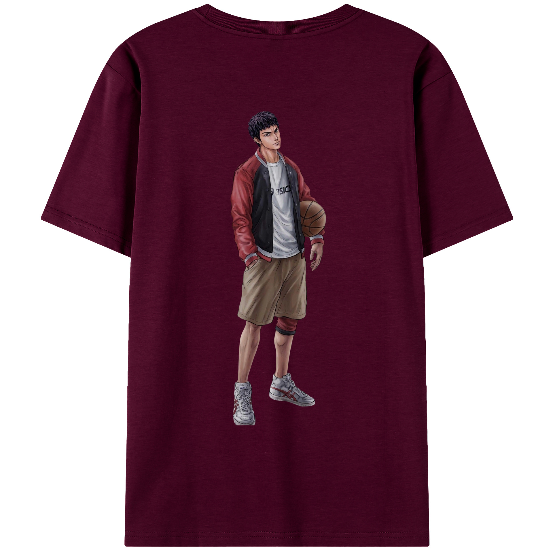SLAM DUNK／スラムダンク レディース半袖Tシャツ(バックプリント)